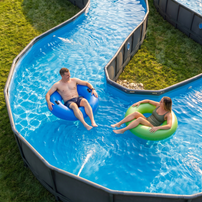 Moduláris kerti Lazy River medence